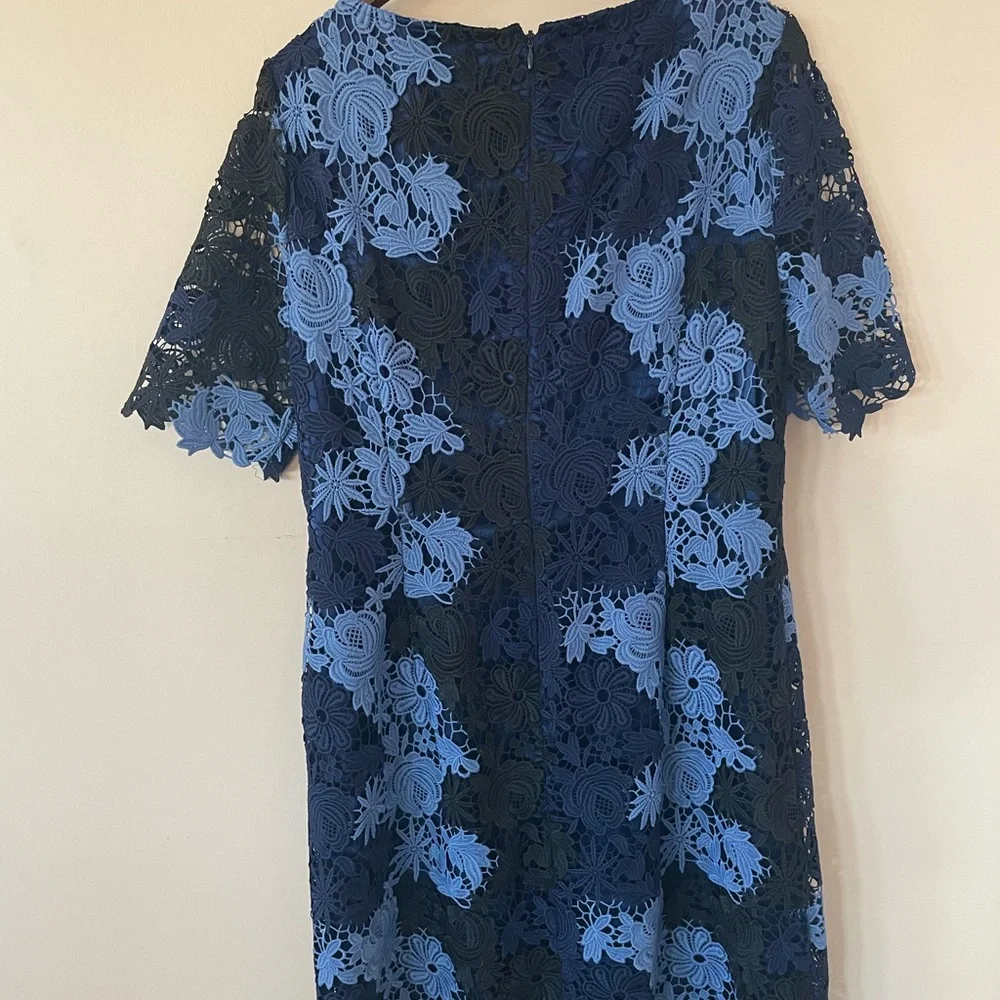 Tahari beautiful blue lace dress - Picture 4 of 11